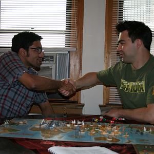 The pre-War Handshake