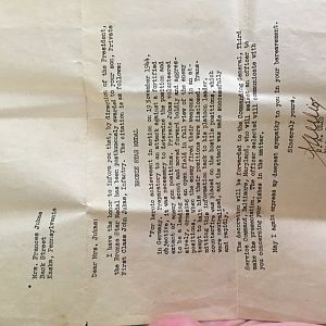 John Jukas letter