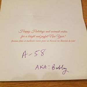 Christmas Card from A-58 - 2018 (Interior)