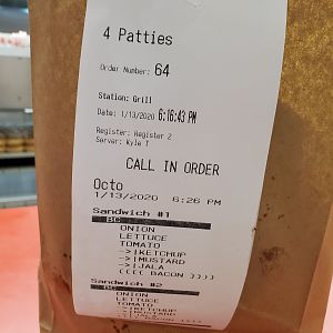 Otto vs Octo at Five Guys